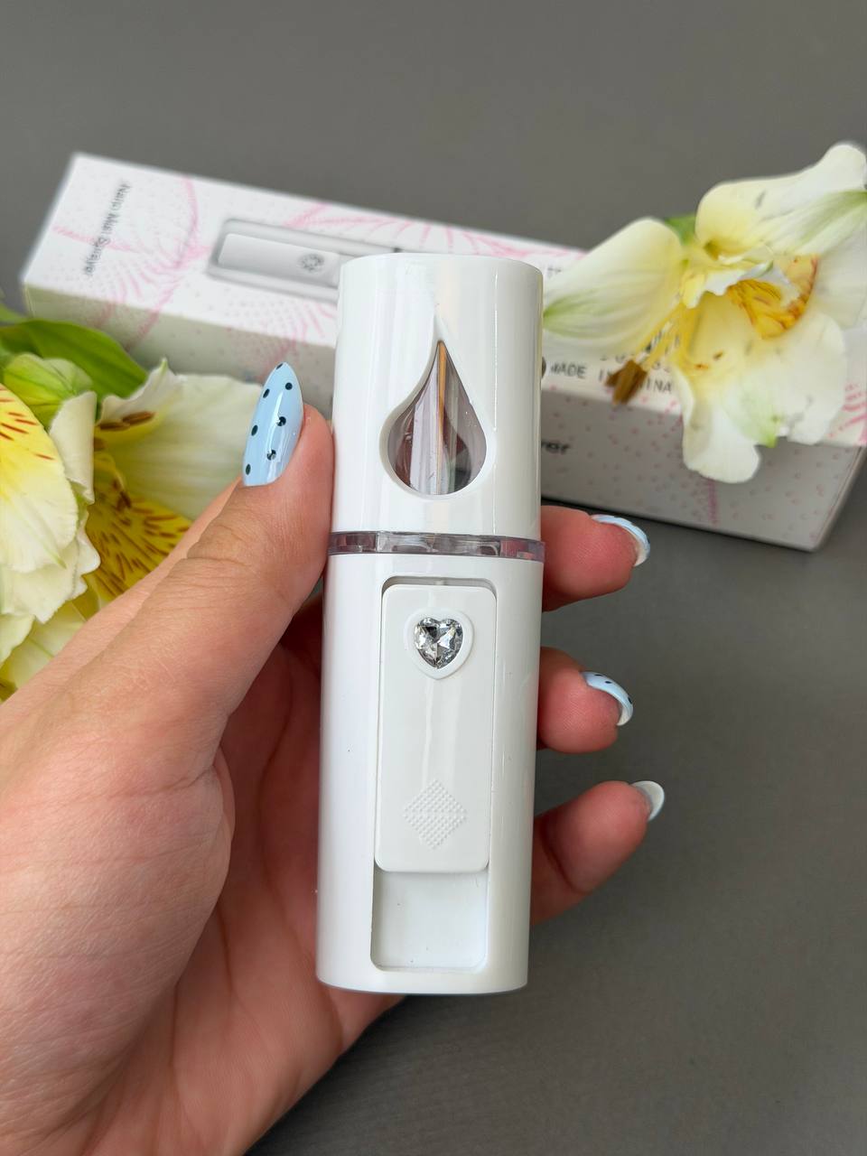 بخور سرد جیبی نانو Nano اورجینال مدل اشکی چراغ دار | آبرسان و مرطوب‌کننده پوست